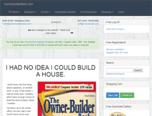 Tablet Screenshot of ownerbuilderbook.com